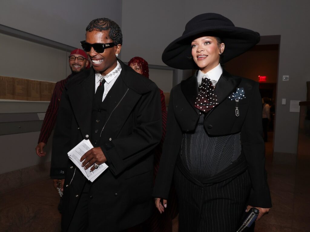 A$AP Rocky Steps Into Met Gala With Self-Designed Costume
